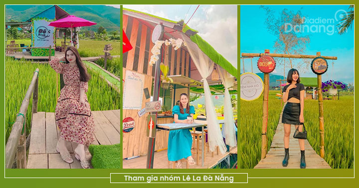 Cực Hot ngay tại Đà Nẵng – Quán café có view cánh đồng lúa siêu xinh